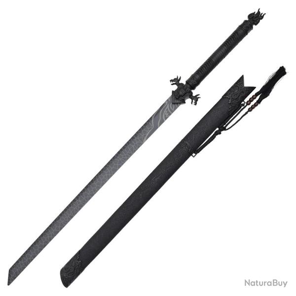 KATANA DECO LAME ACIER INSPIRE DE LA DYNASTIE TANG