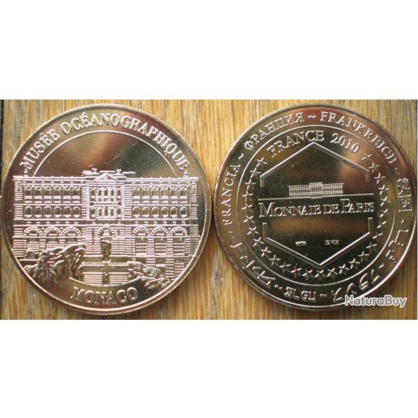 Medaille Monaco Musee Oceanographique La facade 2010 Monnaie de Paris