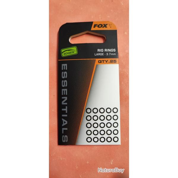 ANNEAUX ROND RINGS LARGE 3.7MM x25 - FOX