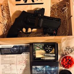 Pack Umarex T4E TR50 Gen2 16J cal .50 + point rouge + laser + munitions + coffret + kit r&eacute;paration