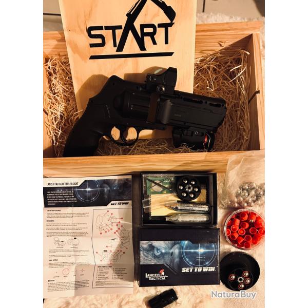 Pack Umarex T4E TR50 Gen2 16J cal .50 + point rouge + laser + munitions + coffret + kit r�paration