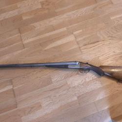 Fusil de chasse Juxtapos&eacute; GATIMEL Armurier Marseillais calibre 12/65