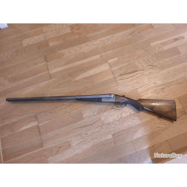 Fusil de chasse Juxtapos� GATIMEL Armurier Marseillais calibre 12/65