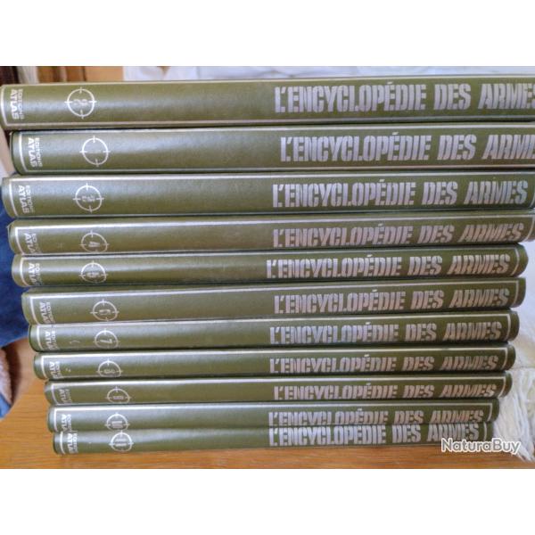L'encyclop�die des armes 11 volumes
