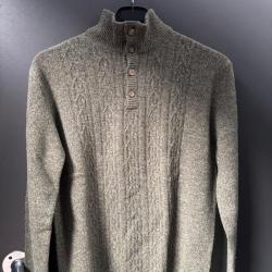 Pull LOVER GREEN en laine neuf col camionneur vert taille dispo S,L  dstockage chasse ench&egrave;re