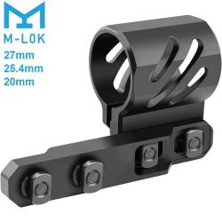 Support Lampe Offset M-Lok Montage Picatinny 20 mm Tactique Airsoft
