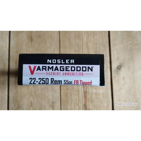 .22-250 Nosler VGA 55gr bte 20