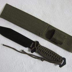 Couteau de Survie Jungle MTech Combat Knife Acier 440 MT528C