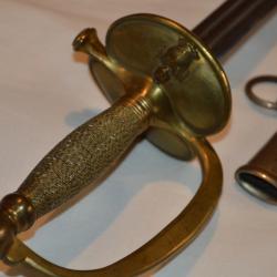 EPEE D'OFFICIER DU GENIE MILITAIRE MODELE 1872 - PERIODE 3&deg; REPUBLIQUE- GUERRE 1914/1918.