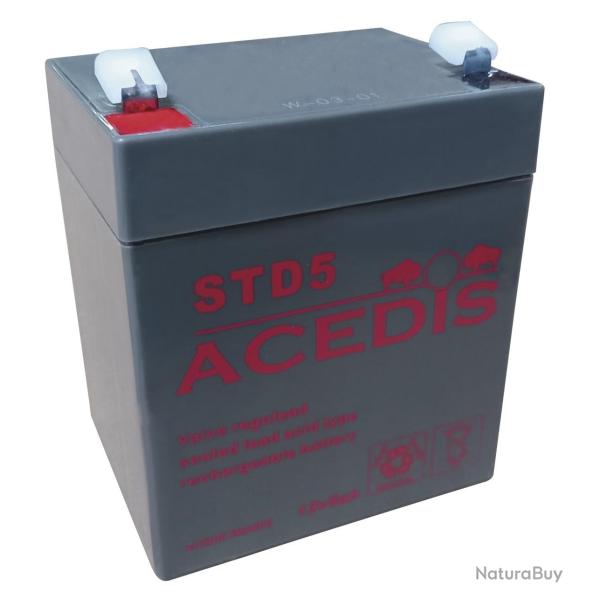 Batterie Acedis MOD.STD5 pour agrainoir automatique 12V