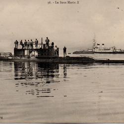Carte Postale - Le Sous Marin X -N&deg;7732