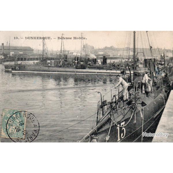 Carte Postale Ancienne - Dunkerque - D�fense Mobile -N�7738