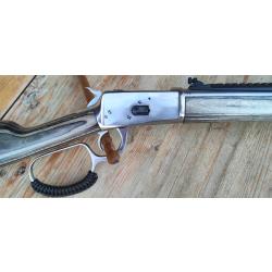 Carabine ROSSI mod&egrave;le R92 44 MAG inox + lamell&eacute; coll&eacute; 1� sans prix de r&eacute;serve