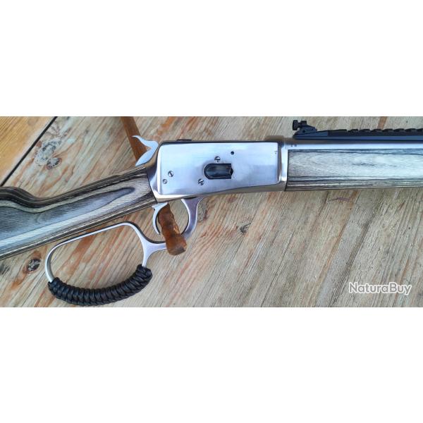 Carabine ROSSI mod�le R92 44 MAG inox + lamell� coll� 1� sans prix de r�serve