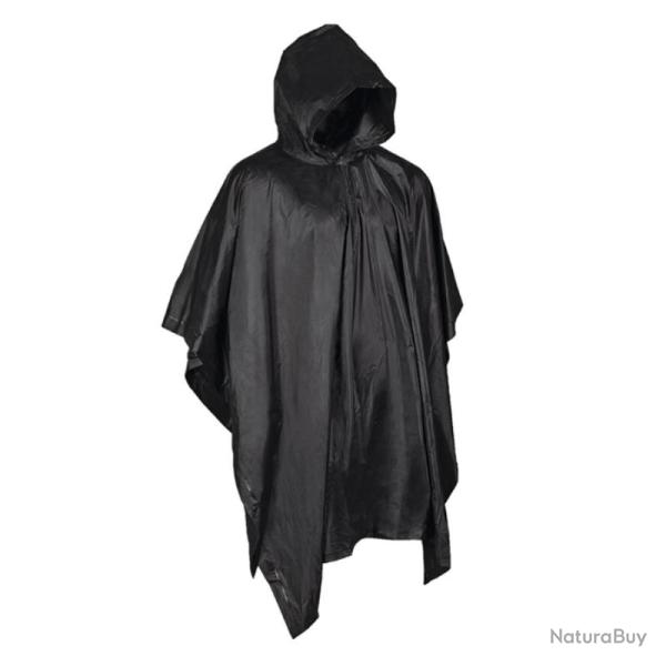 PONCHO RIPSTOP NOIR - MILTEC