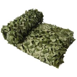FILET DE CAMOUFLAGE FORET 3x3m - MIL-TEC NEUF U VERT