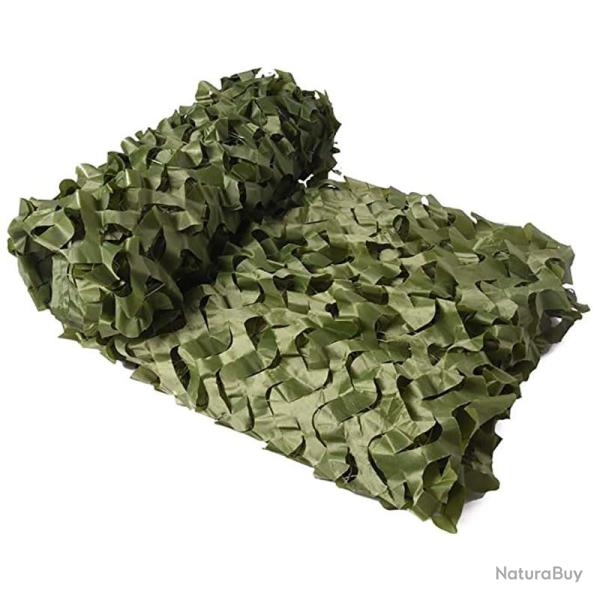 FILET DE CAMOUFLAGE FORET 3x3m - MIL-TEC NEUF U VERT