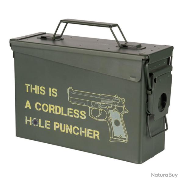 AMMO BOX CAL.30 HOLE PUNCHER - FOSCO NEUF U VERT