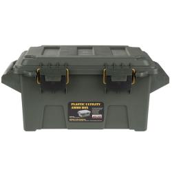 BO&Icirc;TE &Agrave; MUNITIONS/UTILITAIRE COMPACTE EN PLASTIQUE VERT - FOSCO INDUSTRIES NEUF U RANGER GREEN