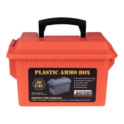 BO&Icirc;TE &Agrave; MUNITIONS EN PLASTIQUE CAL .50 ORANGE - FOSCO INDUSTRIES NEUF U ORANGE
