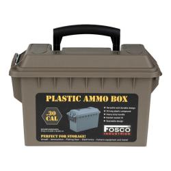BO&Icirc;TE &Agrave; MUNITIONS CAL .30 PLASTIQUE TAN - FOSCO INDUSTRIES NEUF U TAN