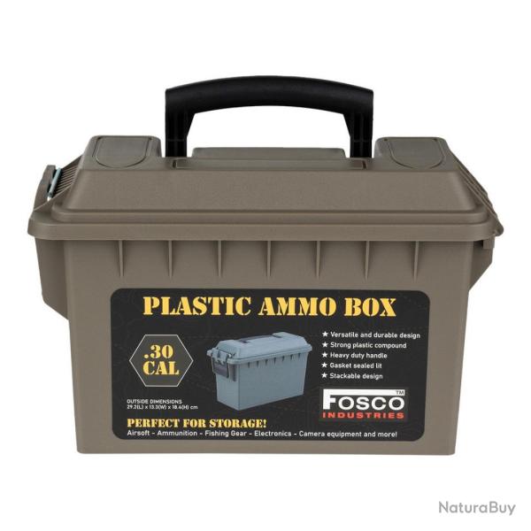 BO�TE � MUNITIONS CAL .30 PLASTIQUE TAN - FOSCO INDUSTRIES NEUF U TAN