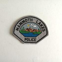 USA - Patch police Californie - US149903c Police Mammoth Lakes
