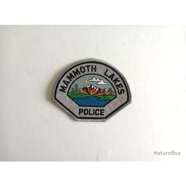 USA - Patch police Californie - US149903c Police Mammoth Lakes