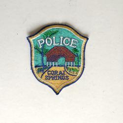 USA - Patch police Floride - US202303b Police Coral Springs