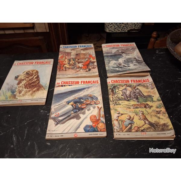 Revues du chasseur fran�ais 1958/1959