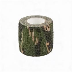 Ruban Adh&eacute;sif 5cm x 4.5m Sport Camouflage Jungle Auto-Agrippant Extensible Outdoor Chasse