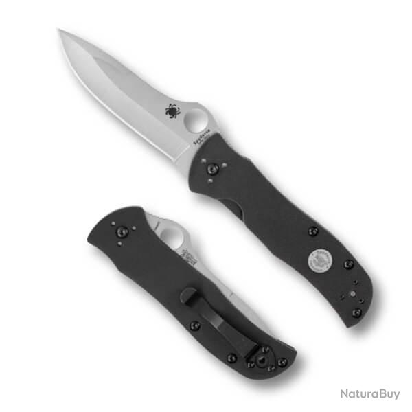 Couteau pliant Spyderco "Starmate" G10 noir Edition limit�e � SPRINT RUN 2025 �