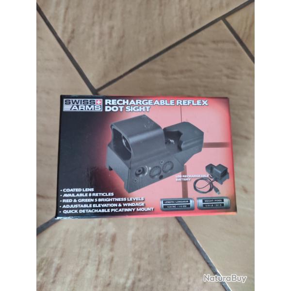 Swiss arms rechargeable reflex dit sight8 r�ticules
