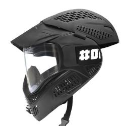 Masque int&eacute;gral Paintball Field #ONE V2 - noir unique