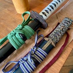 Edo Bushido set / Samurai daisho : Shinto Katana + tanto