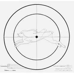 100 CIBLES PAPIER FIGURINES