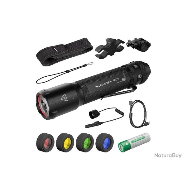 Pack chasse lampe torche Ledlenser TAC7R et accessoires