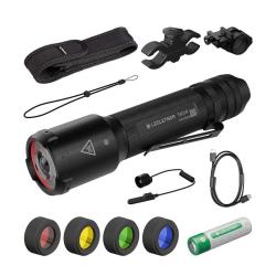 Pack chasse lampe torche Ledlenser TAC6R et accessoires