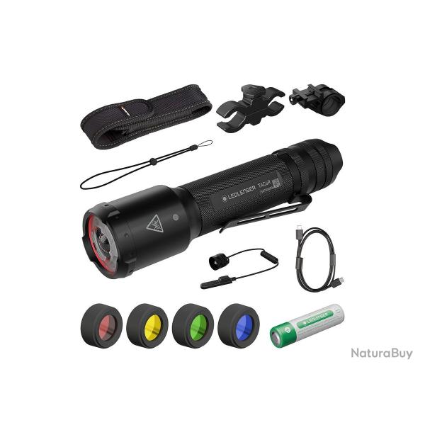 Pack chasse lampe torche Ledlenser TAC6R et accessoires