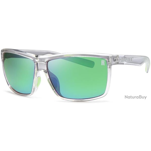Lunettes Polarisantes Rapala Sportsman Series Verres miroir vert I Monture cristal noir mat