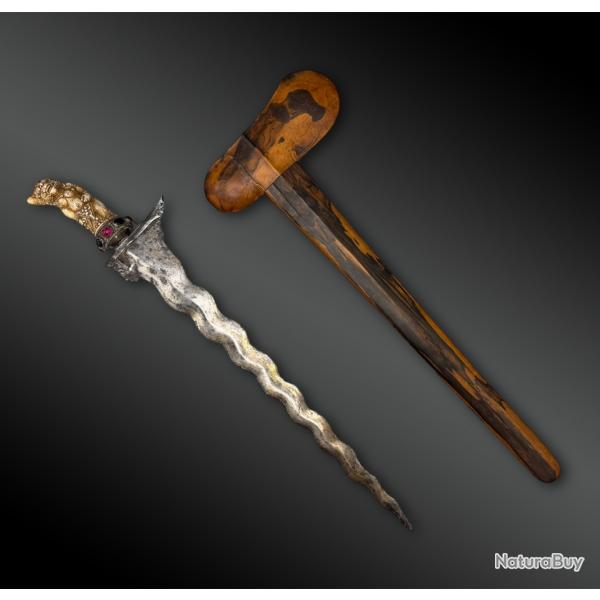 Couteau appel� Kriss - �le de Java, Indon�sie - XIX�me si�cle