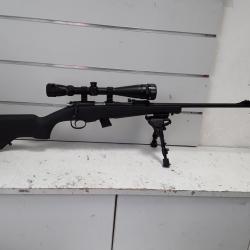 Pack carabine Hatsan escort cal.22lr synthetique can.56cm + lunette 4-16x42 + bipied + Silencieux