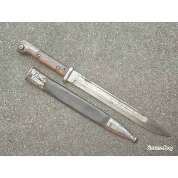 Belle baionnette allemande ww1 mod�le 84 98 du premier type jus de grenier