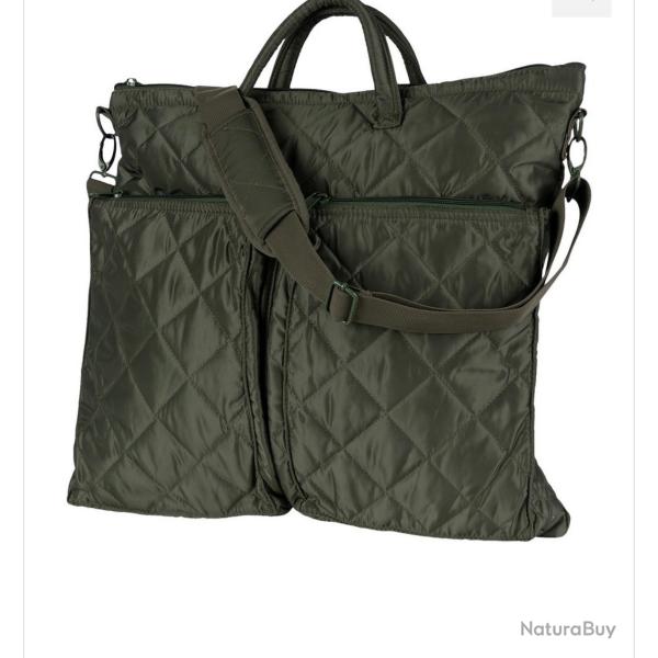 Sac Kaki pour casque de pilote