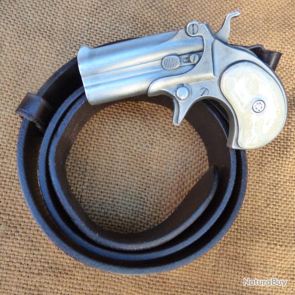 Boucle BERGAMOT BRASS WORKS derringer  avec ceinture