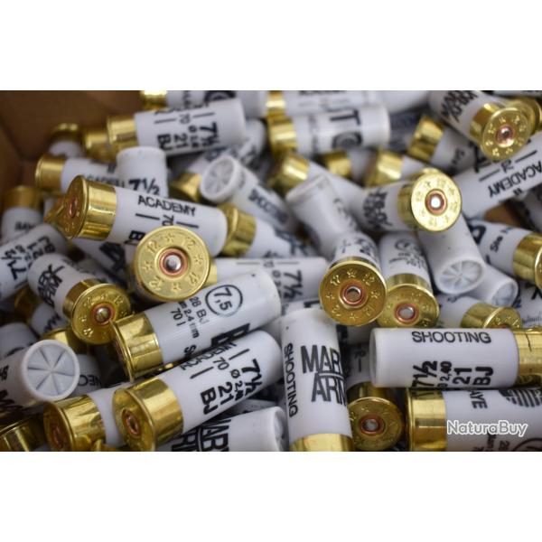 Vrac De 100 Cartouches Mary Arm Calibre 12/70  n�7.5  28gr/21gr BJ