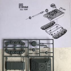Maquette 1/72 ww2 panzer Allemand Schwerer Kleiner