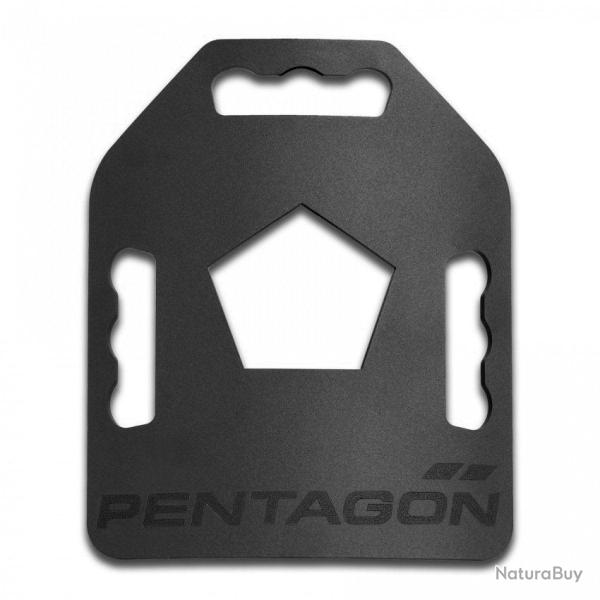 Poids Crossfit Pentagon TAC FITNESS - Noir / 2,6 kg / Vendu par lot de 2