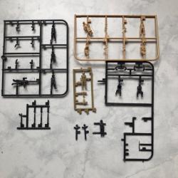 1/72 1/76 lot petits soldats ww2