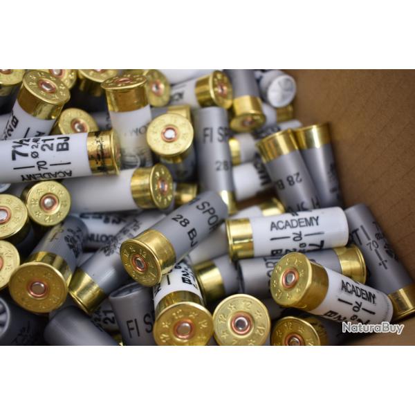 Vrac De 75 Cartouches Calibre 12/70 N�7.5  28gr/21gr BJ